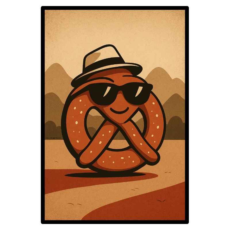 Summer fun with Pretzel between mountains