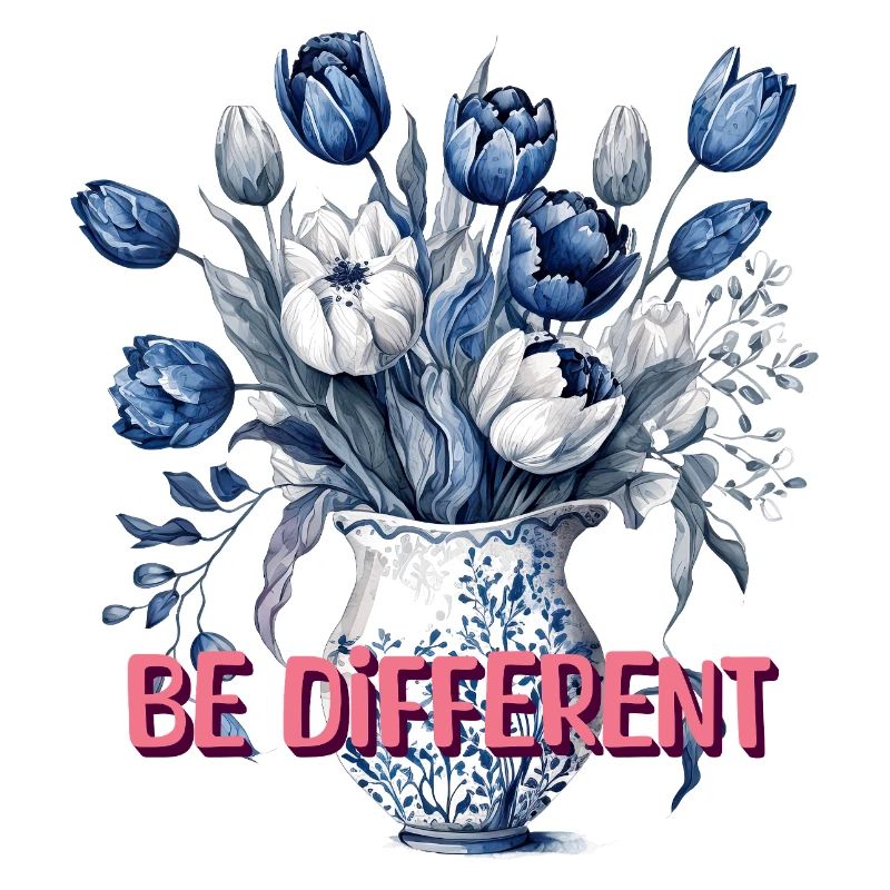 Be Different – Blue Tulips & Positivity