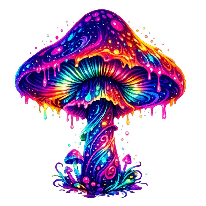 Psychedelischer Regenbogenpilz