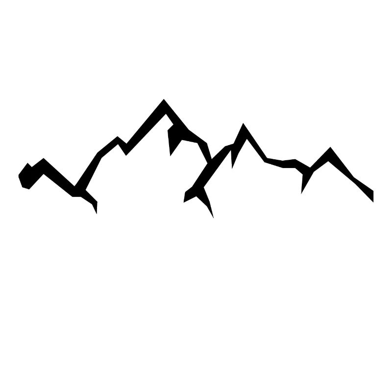 Mountain Panorama Design Gift Idea Alps Detox