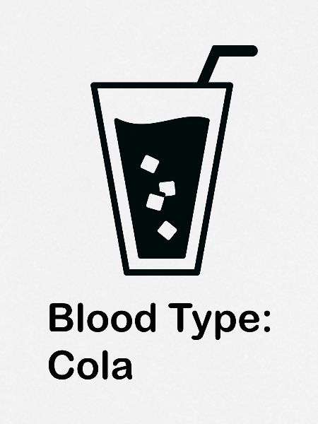 de sang; cola