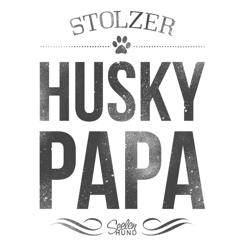 Stolzer Husky-Papa