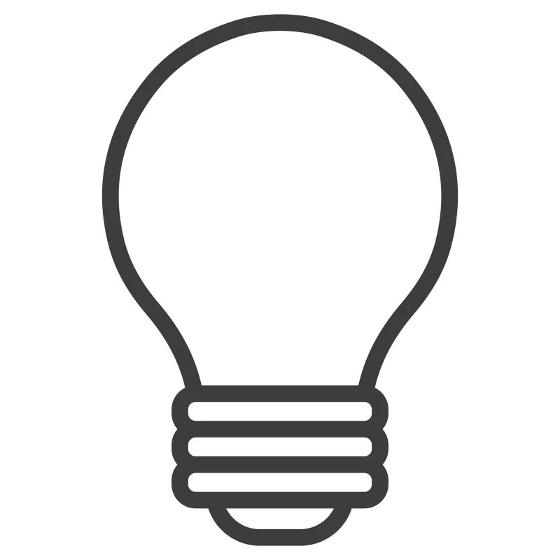 Light Bulb Line Icon