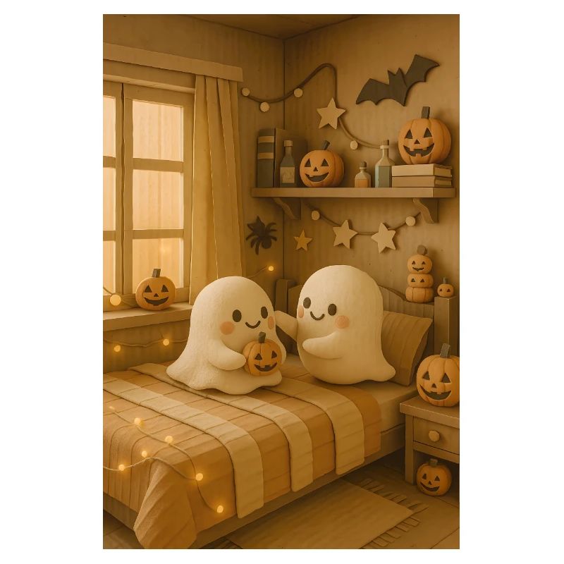 Cute Halloween Ghosts Cute