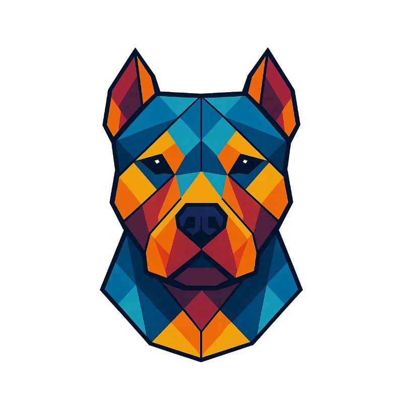 Chien | Tête de chien Impression / Impression / Design