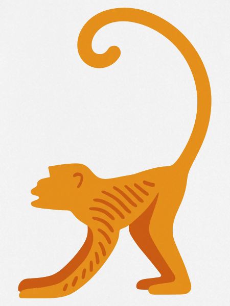 Orangutan line logo