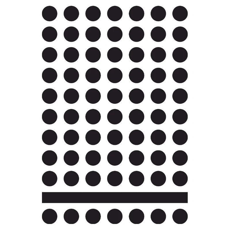 Monochrome Dot Grid Pattern