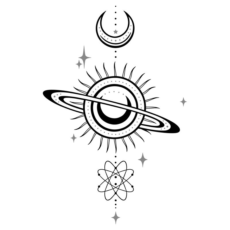 Universe Galaxy Planets Atom