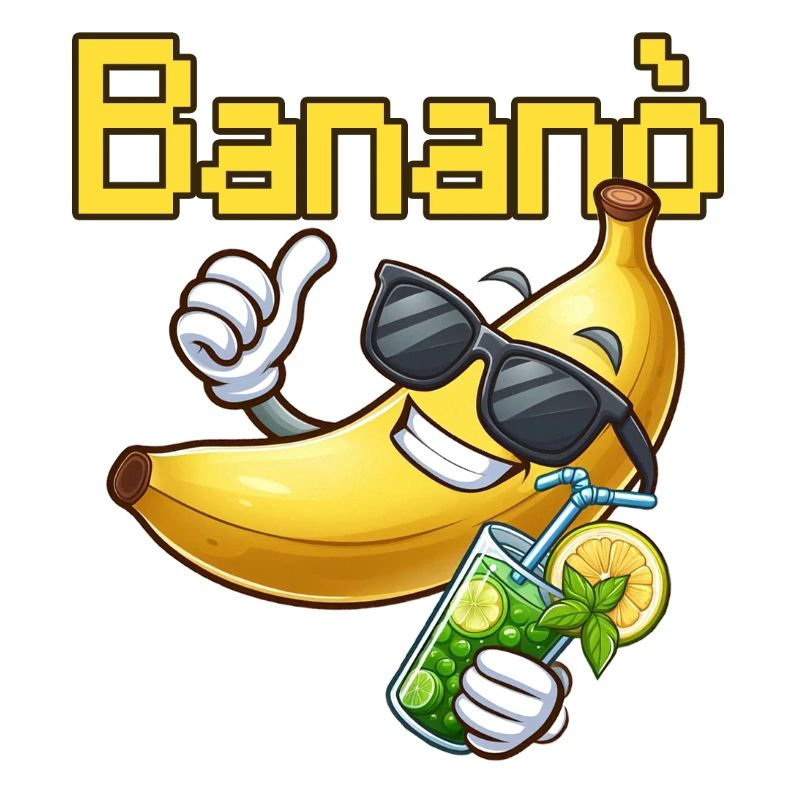 Banana Fun Sun mit Brille