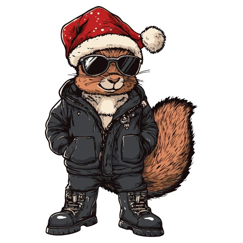 Squirrel Christmas Winter