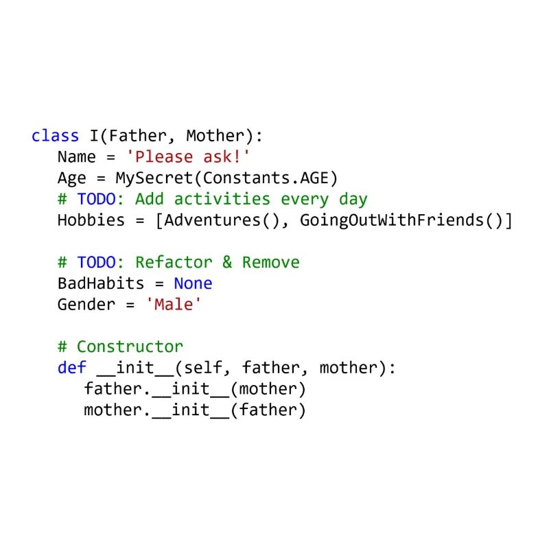 Je suis un cours de python