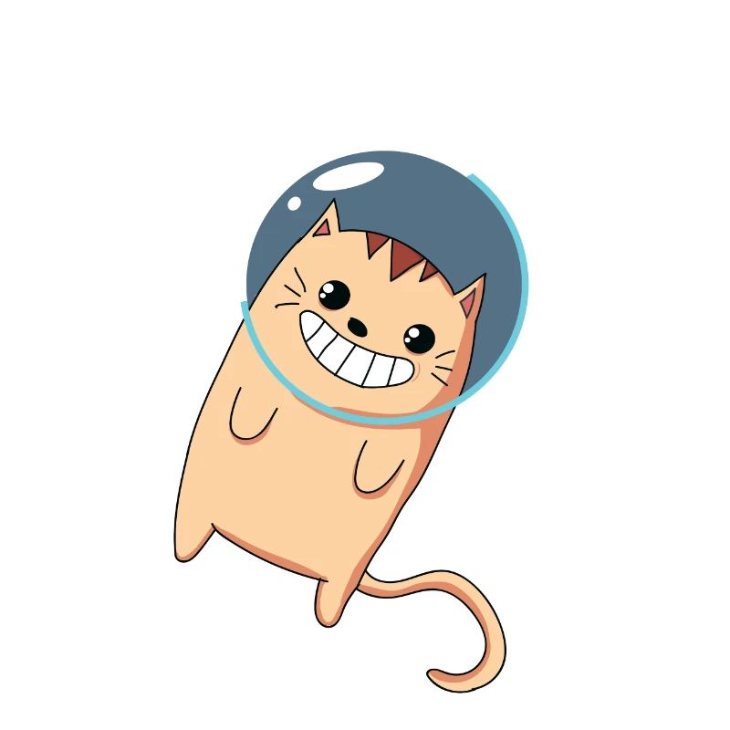 Chat - Espace extra-atmosphérique - Chaton - Espace extra-atmosphérique