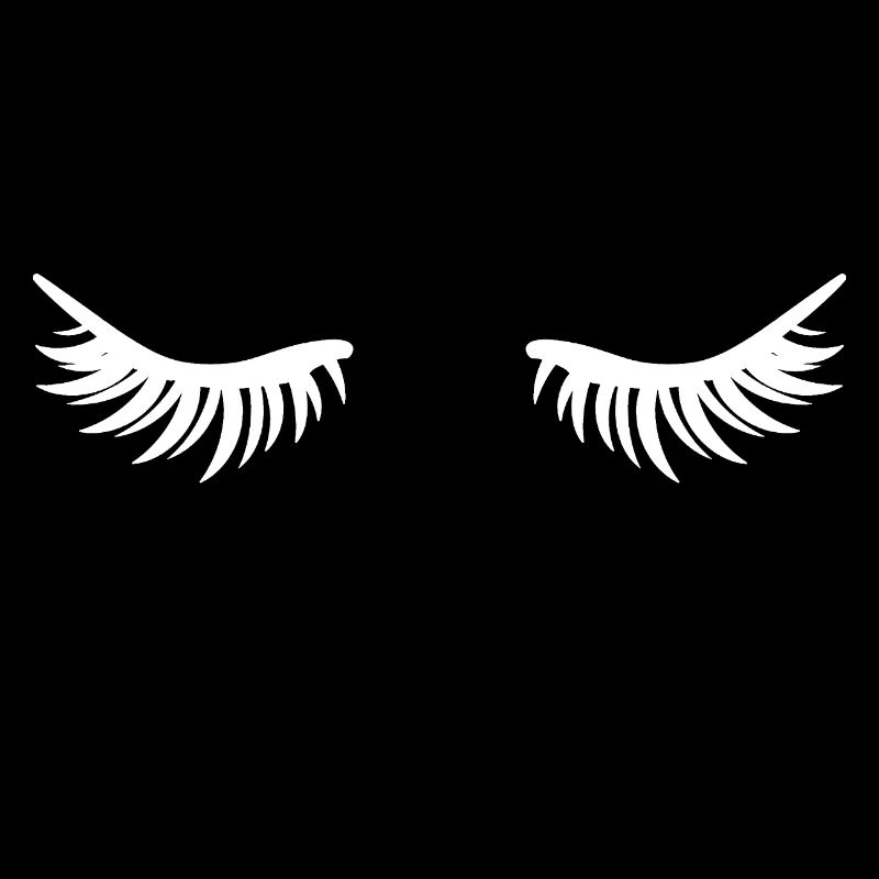 Yeux fermés - cils