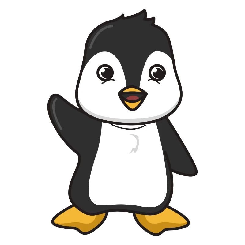 Pinguin Geschenk Tier niedlich Comic Tier Pinguine