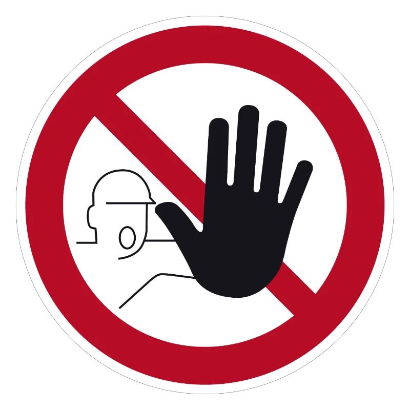 Panneau d'interdiction d'accès