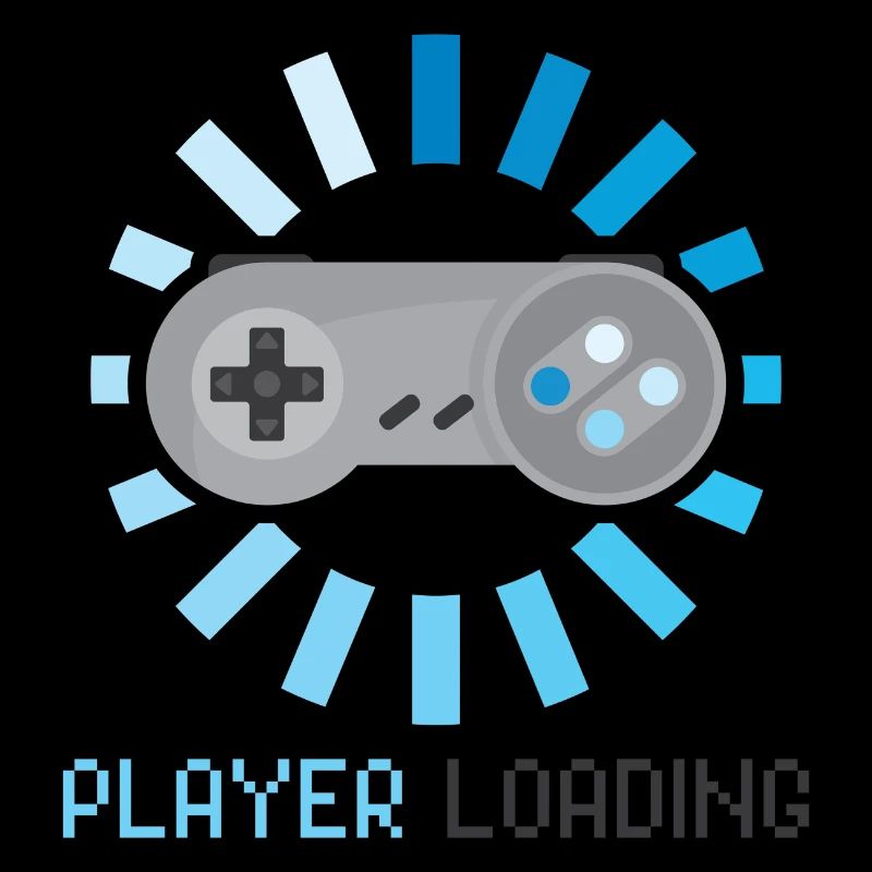 Vintage Blue Player Loading