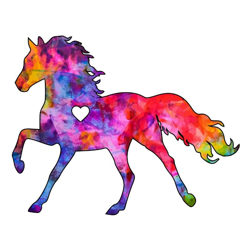 Pferd mit Herz