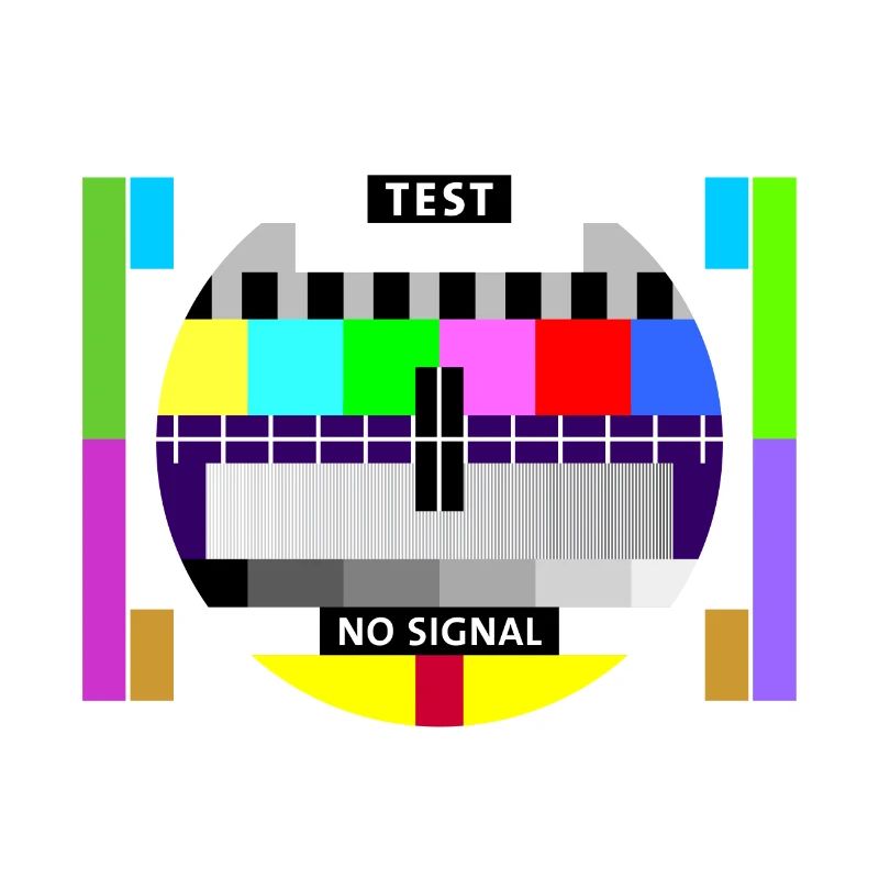 Testbild test card status no signal screen Display