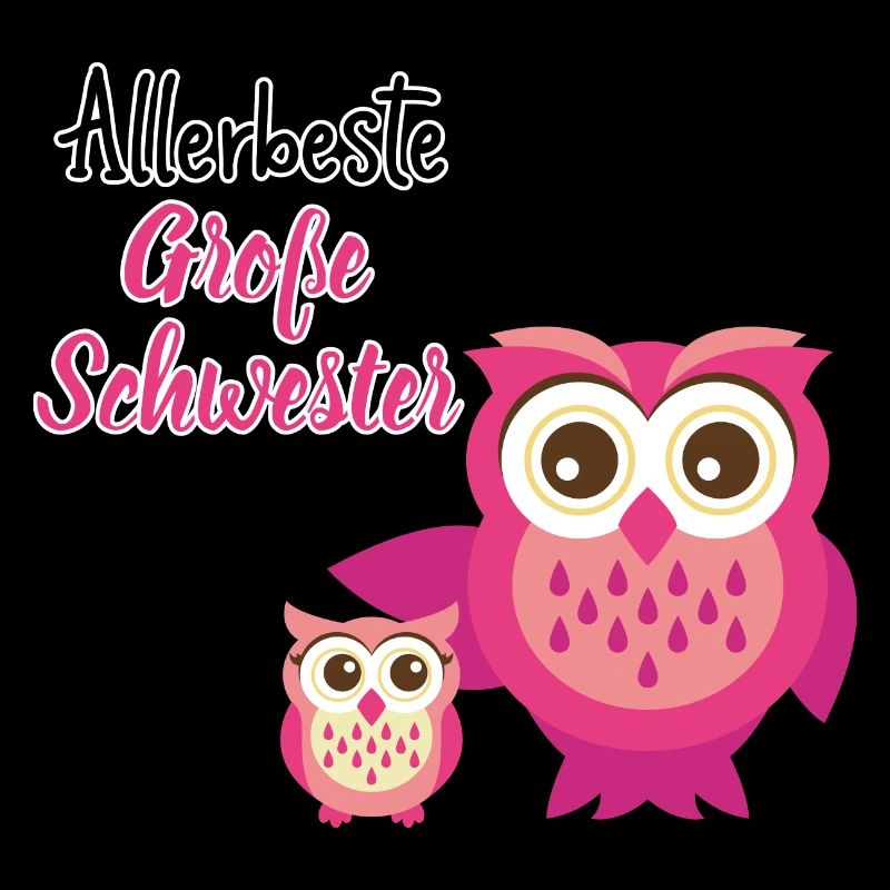 beste große Schwester Eule große Schwester