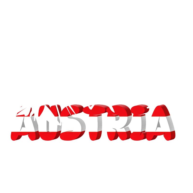 Austria mit Bergen