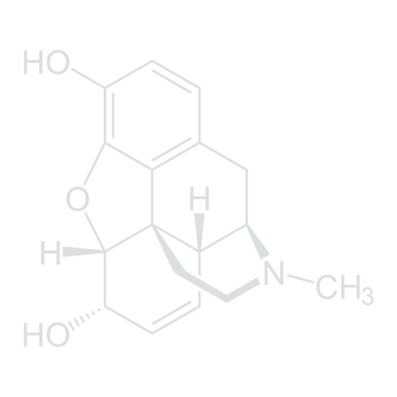 Morphine structural formula