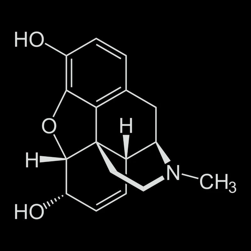 Formule structurale morphine