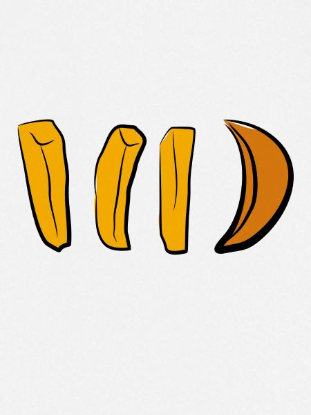 Anders, Different, Aussenseiter, Pommes, Geschenk,
