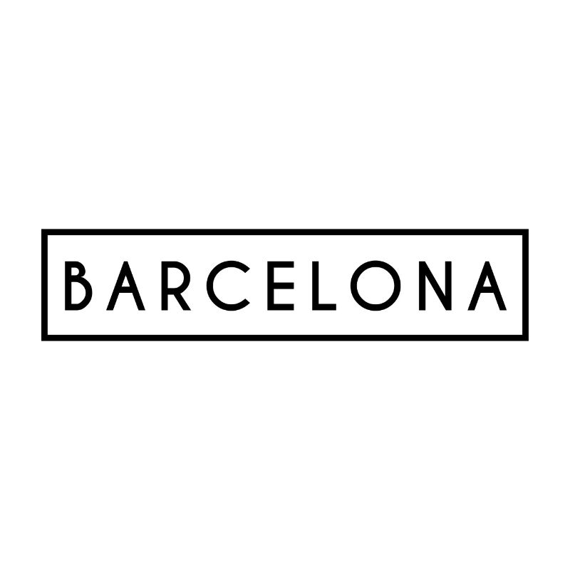 Barcelona BARCELONA Spain Text Modern Gift