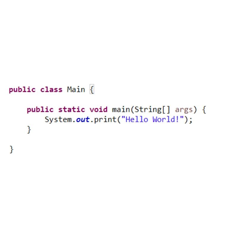 Java Hello World! Geschenkidee