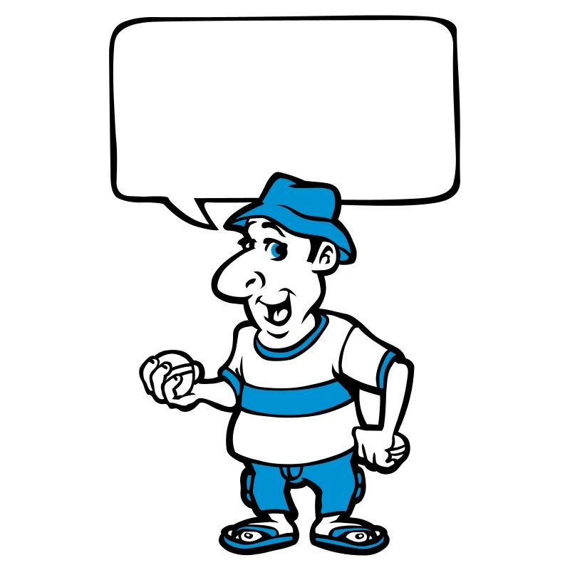 Pétanque et bulle de BD