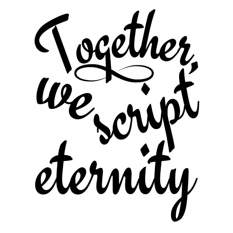 together, we script eternity