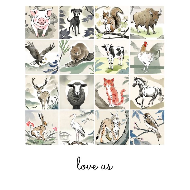 Liebe uns Collage