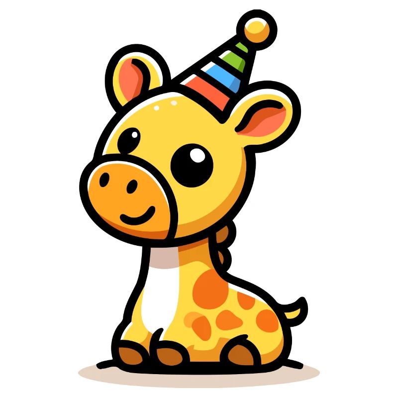 Partyspots: Die feierliche Giraffe