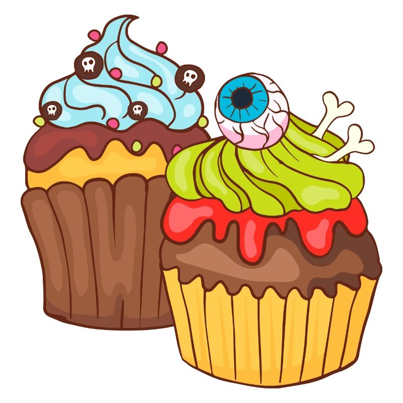 Halloween cupcake muffin cake baking sweets