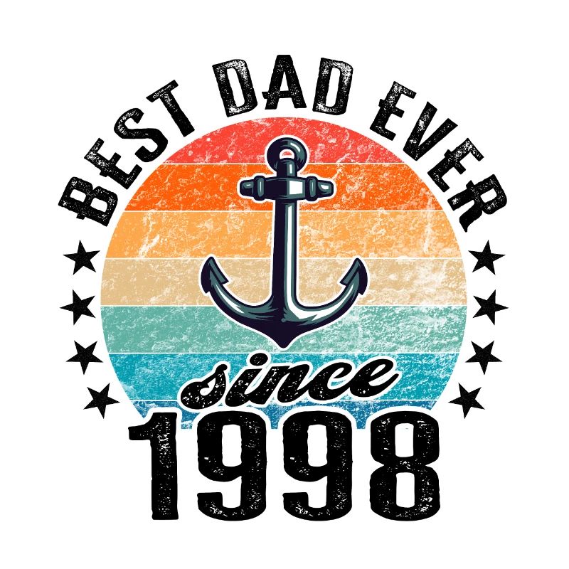 Bester Papa der Welt seit 1998 Anker