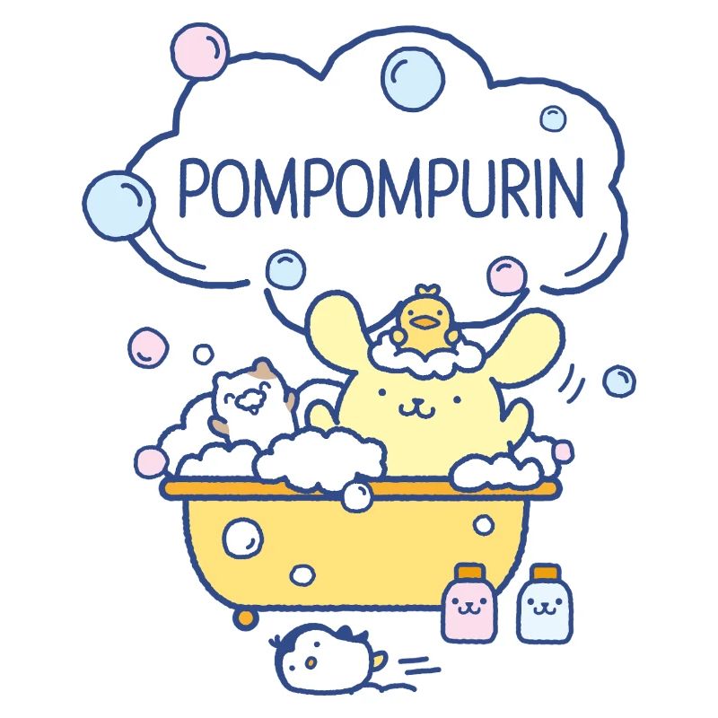 Pompompurin Baigne Avec Muffin, Custard Et Whip