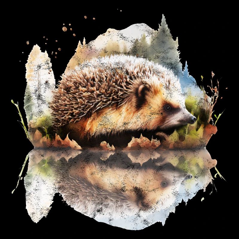 Small hedgehog, Native animals, Nature conservation, Garden