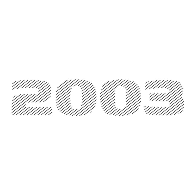 Geboren 2003 Retro Stripe Modernes Geburtstagsdesign