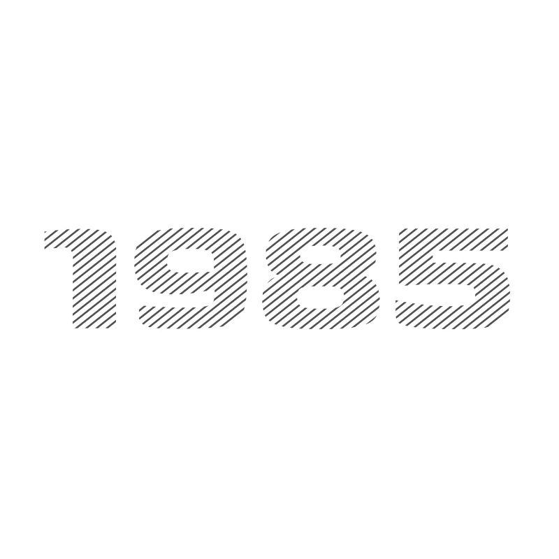 Geboren 1985 Retro Stripe 40. Geburtstag Design