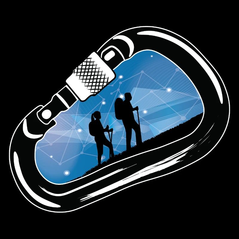 Escalade de mousqueton