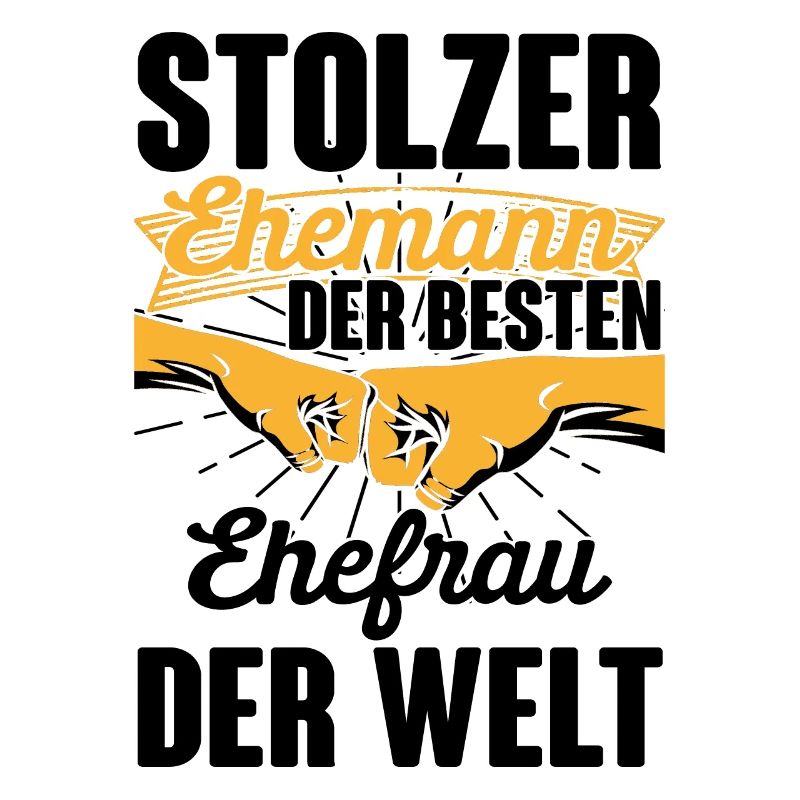 Stolzer Ehemann Ehefrau Hochzeitstag Jahrestag