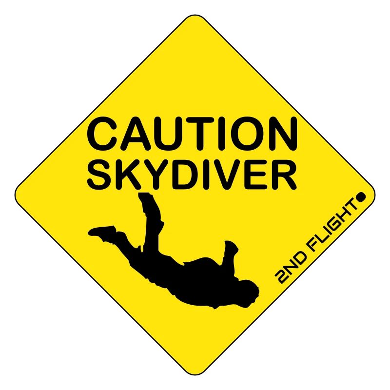Caution Skydiver...der ultimative Sticker!😊