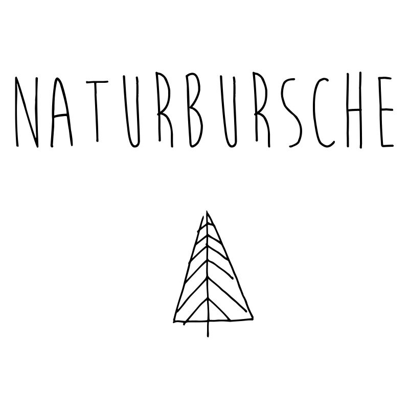 Naturbursche mit Baum schwarz Geschenkidee