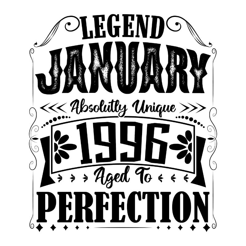 Januar 1996. Januar 1996 Geburtstagsgeschenk.
