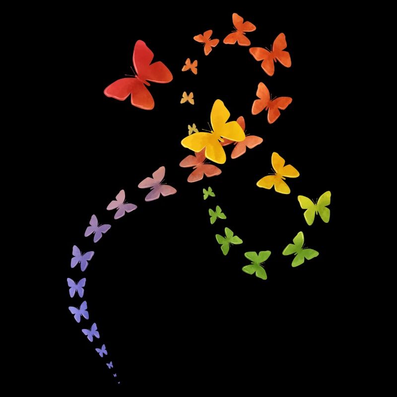 Regenbogen-Schmetterling