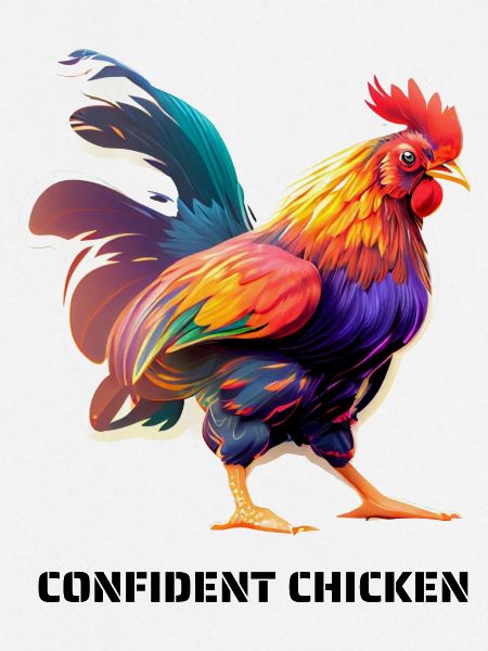 CONFIDENT CHICKEN