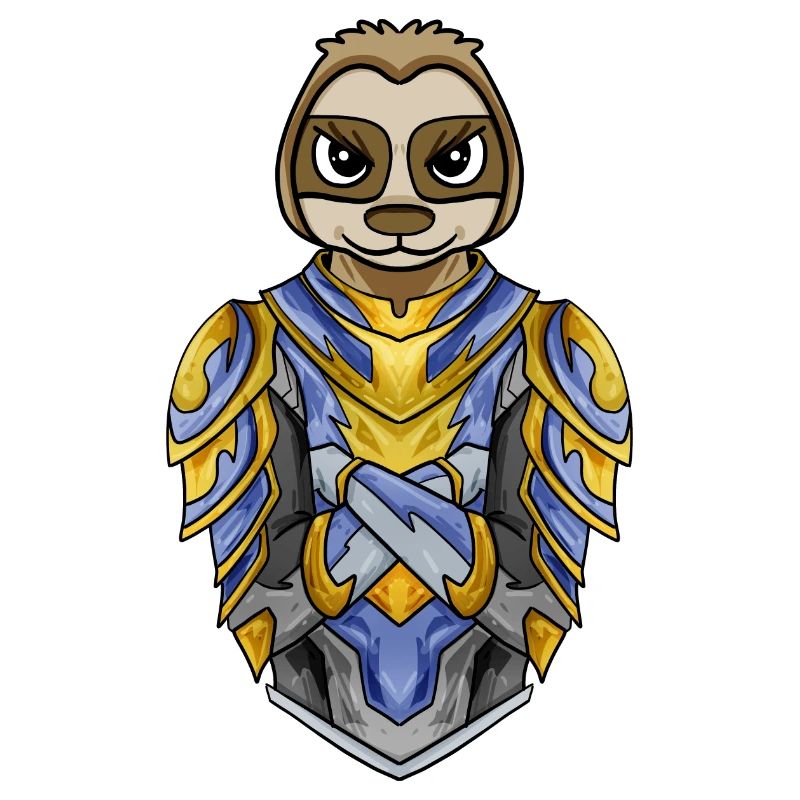 Knight Sloth cool