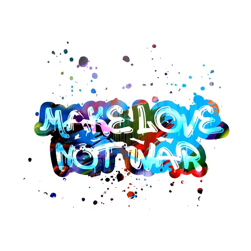 make love not war,pink typo,war,graffiti