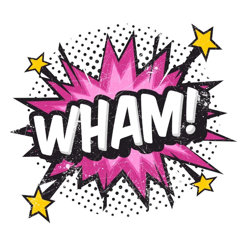 WHAM COMIC COMICSTYLE CARTOON COMICS STYLE MOTIFS