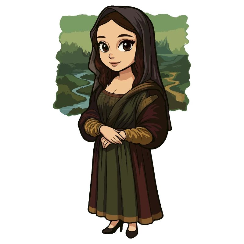 Mona Lisa Chibi style